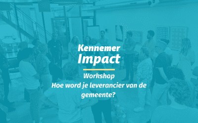 Workshop: Hoe word je leverancier van de gemeente?